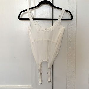 Dion lee corset in white